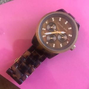 Michael Kors Tortoise Shell Watch